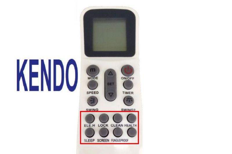 Cách Sử Dụng Remote Máy Lạnh Kendo Chi Tiết Và Hiệu Quả Nhất 2025 tính năng khác kendo