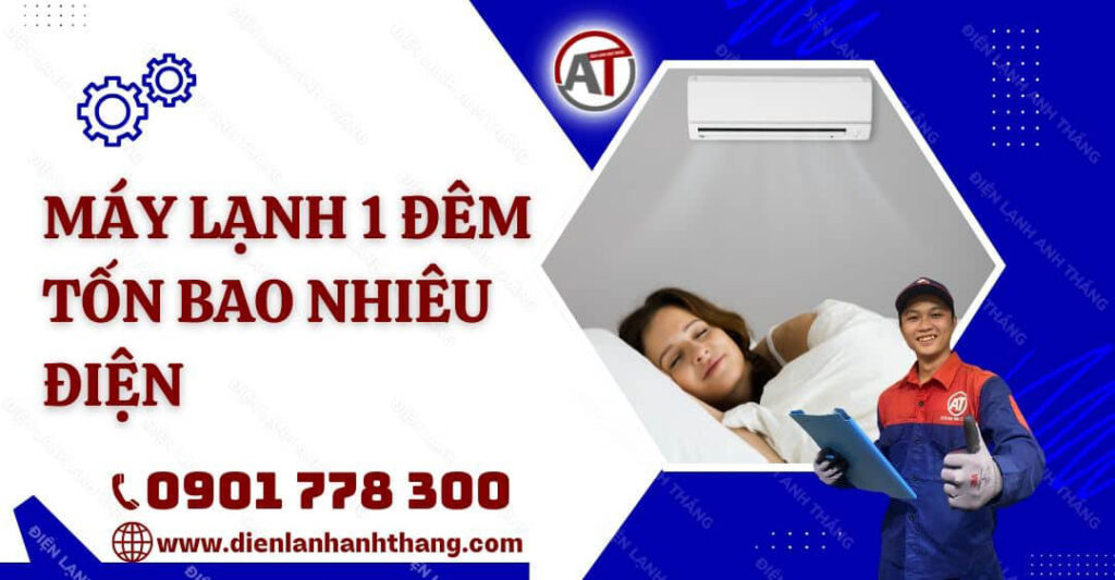 Dùng Máy Lạnh 1 Đêm Tốn Bao Nhiêu Điện? Hướng Dẫn Cách Tính 2025 máy lạnh 1 đêm tốn bao nhiêu điện Điện lạnh Anh Thắng