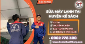 Sửa máy lạnh tại Huyện Kế Sách Điện lạnh Anh Thắng