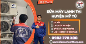 Sửa máy lạnh tại Huyện Mỹ Tú Điện lạnh Anh Thắng