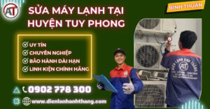 Sửa máy lạnh tại Huyện Tuy Phong Điện lạnh Anh Thắng