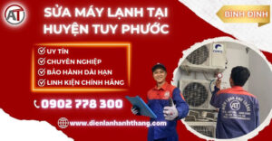 Sửa máy lạnh tại Huyện Tuy Phước Điện lạnh Anh Thắng