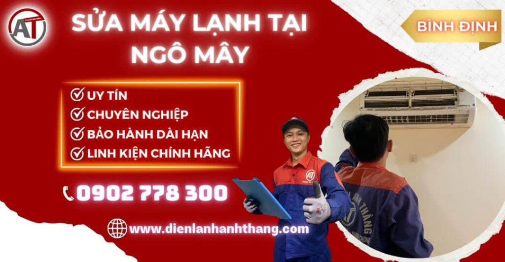 Sửa máy lạnh tại Ngô Mây Điện lạnh Anh Thắng