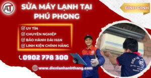 Sửa máy lạnh tại Phú Phong Điện lạnh Anh Thắng