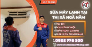 Sửa máy lạnh tại Thị xã Ngã Năm Điện lạnh Anh Thắng