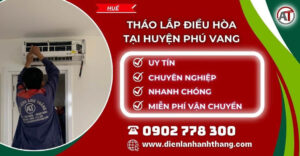 tháo lắp điều hòa tại Huyện Phú Vang Điện lạnh Anh Thắng