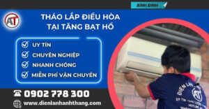 tháo lắp điều hòa tại Tăng Bạt Hổ Điện lạnh Anh Thắng