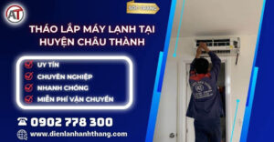 tháo lắp máy lạnh tại Huyện Châu Thành Sóc Trăng - Điện lạnh Anh Thắng