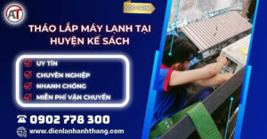tháo lắp máy lạnh tại Huyện Kế Sách Điện lạnh Anh Thắng