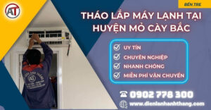 tháo lắp máy lạnh tại Huyện Mỏ Cày Bắc Điện lạnh Anh Thắng
