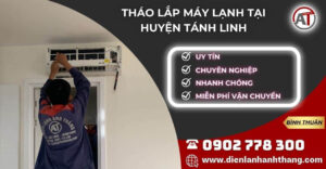 tháo lắp máy lạnh tại huyện Tánh Linh Điện lạnh Anh Thắng