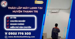 tháo lắp máy lạnh tại Huyện Thạnh Trị Điện lạnh Anh Thắng