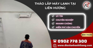 tháo lắp máy lạnh tại Liên Hương Điện lạnh Anh Thắng