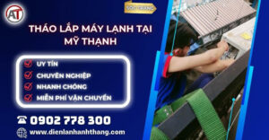 tháo lắp máy lạnh tại Mỹ Thạnh Điện lạnh Anh Thắng