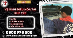 vệ sinh điều hòa tại Khe Tre Điện lạnh Anh Thắng