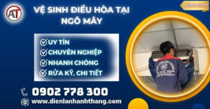 vệ sinh điều hòa tại Ngô Mây Điện lạnh Anh Thắng