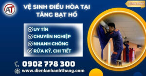 vệ sinh điều hòa tại Tăng Bạt Hổ Điện lạnh Anh Thắng