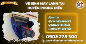 Vệ sinh máy lạnh tại Huyện Phong Điền Cần Thơ - Điện lạnh Anh Thắng