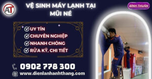 Vệ Sinh máy lạnh tại Mũi Né Điện lạnh Anh Thắng