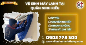 Vệ sinh máy lạnh tại Quận Ninh Kiều Điện lạnh Anh Thắng
