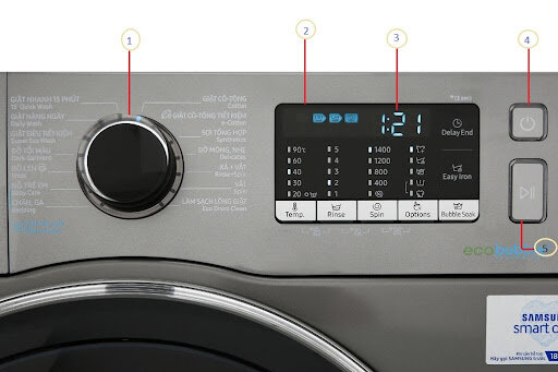 Hướng Dẫn Vệ Sinh Máy Giặt Samsung An Toàn Tuyệt Đối Tại Nhà 2025 Chọn chu trình giặt máy giặt Samsung