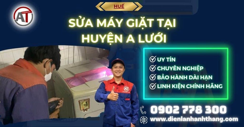 Sửa máy giặt tại Huyện A Lưới Điện lạnh Anh Thắng