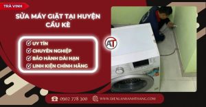 Sửa máy giặt tại Huyện Cầu Kè Điện lạnh Anh Thắng