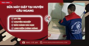 Sửa máy giặt tại Huyện Cầu Ngang Điện lạnh Anh Thắng