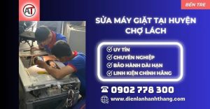 Sửa máy giặt tại Huyện Chợ Lách Điện lạnh Anh Thắng
