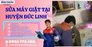 Sửa máy giặt tại huyện Đức Linh Điện lạnh Anh Thắng