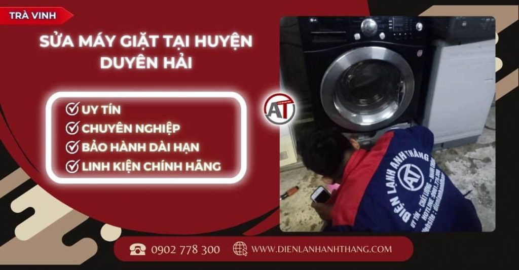 Sửa máy giặt tại Huyện Duyên Hải Điện lạnh Anh Thắng