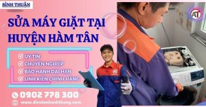 Sửa máy giặt tại huyện Hàm Tân Điện lạnh Anh Thắng