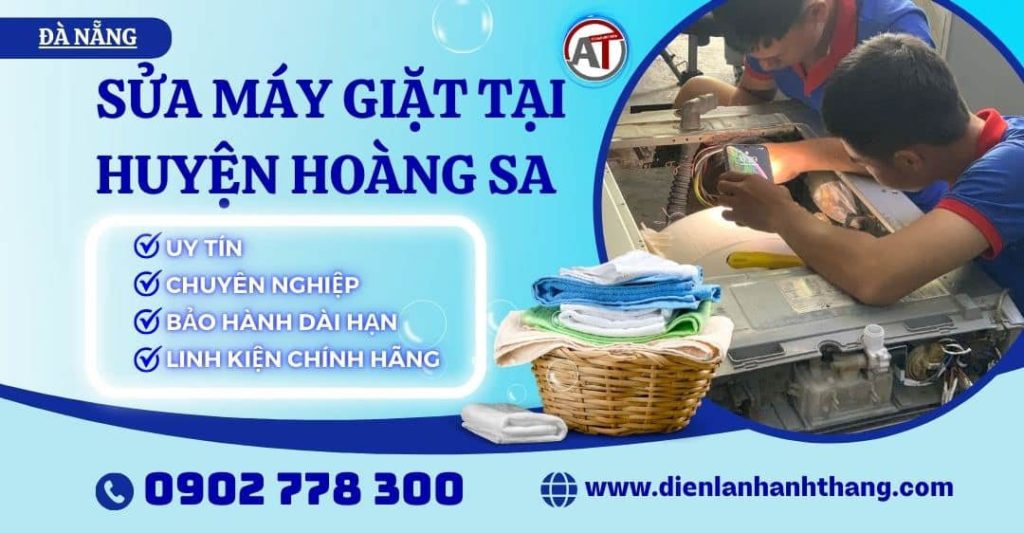 Sửa máy giặt tại Huyện Hoàng Sa Điện lạnh Anh Thắng