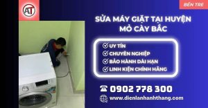 Sửa máy giặt tại Huyện Mỏ Cày Bắc Điện lạnh Anh Thắng