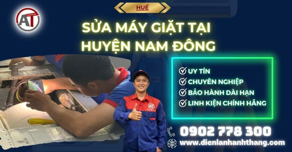 Sửa máy giặt tại Huyện Nam Đông Điện lạnh Anh Thắng