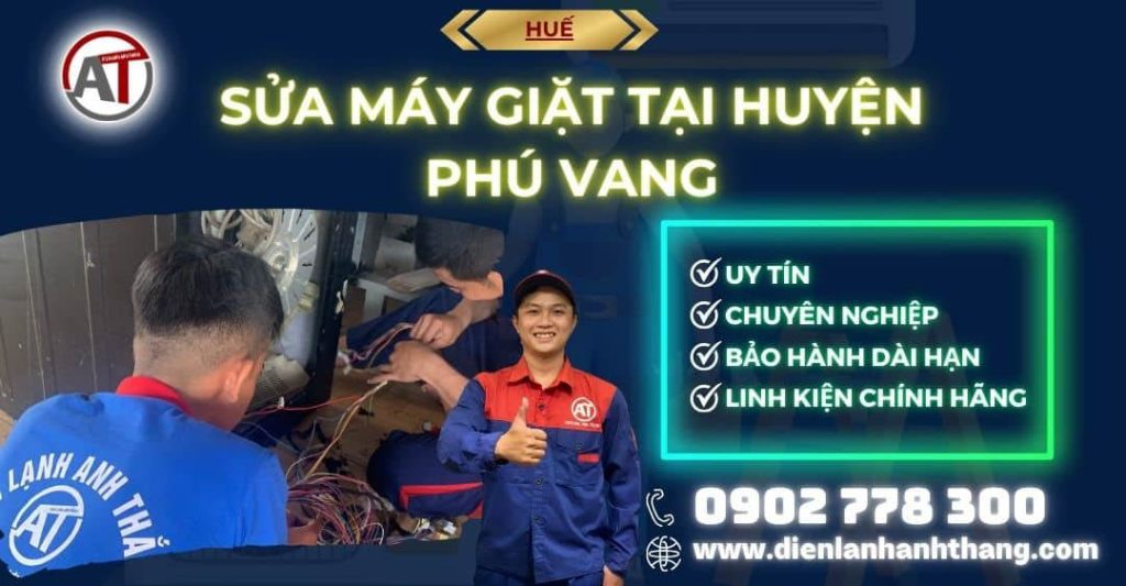 Sửa máy giặt tại Huyện Phú Vang Điện lạnh Anh Thắng