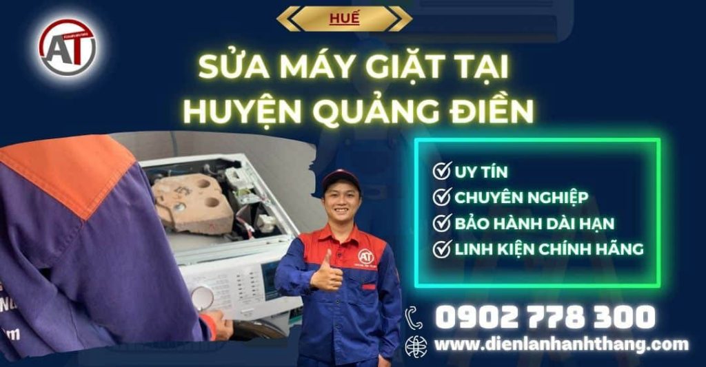 Sửa máy giặt tại Huyện Quảng Điền Điện lạnh Anh Thắng