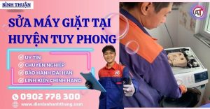 Sửa máy giặt tại Huyện Tuy Phong Điện lạnh Anh Thắng