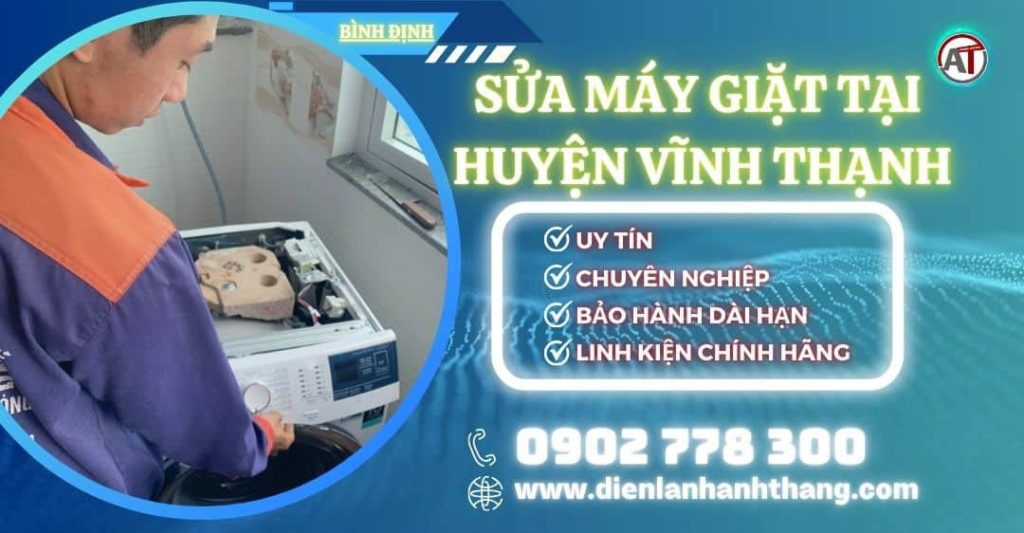 Sửa máy giặt tại Huyện Vĩnh Thạnh Điện lạnh Anh Thắng