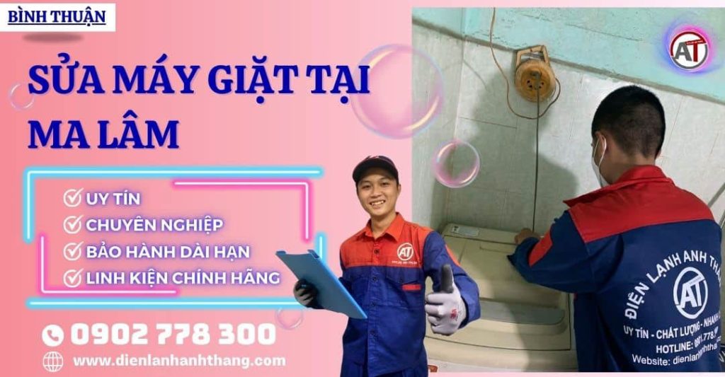 Sửa máy giặt tại Ma Lâm Điện lạnh Anh Thắng