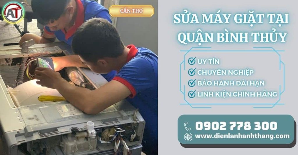 Sửa máy giặt tại Quận Bình Thủy Điện lạnh Anh Thắng