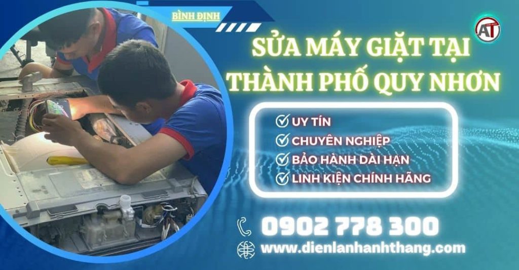 Sửa máy giặt tại Thành phố Quy Nhơn Điện lạnh Anh Thắng