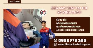 Sửa máy giặt tại Thị xã Vĩnh Châu Điện lạnh Anh Thắng