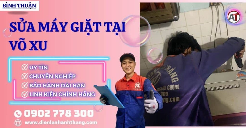 Sửa máy giặt tại Võ Xu Điện lạnh Anh Thắng