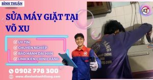 Sửa máy giặt tại Võ Xu Điện lạnh Anh Thắng