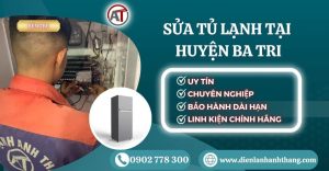 Sửa tủ lạnh tại Huyện Ba Tri Điện lạnh Anh Thắng