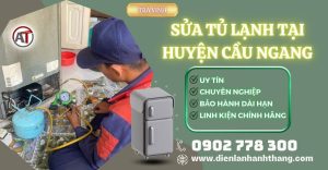 Sửa tủ lạnh tại Huyện Cầu Ngang Điện lạnh Anh Thắng