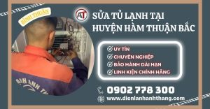 Sửa tủ lạnh tại Huyện Hàm Thuận Bắc Điện lạnh Anh Thắng