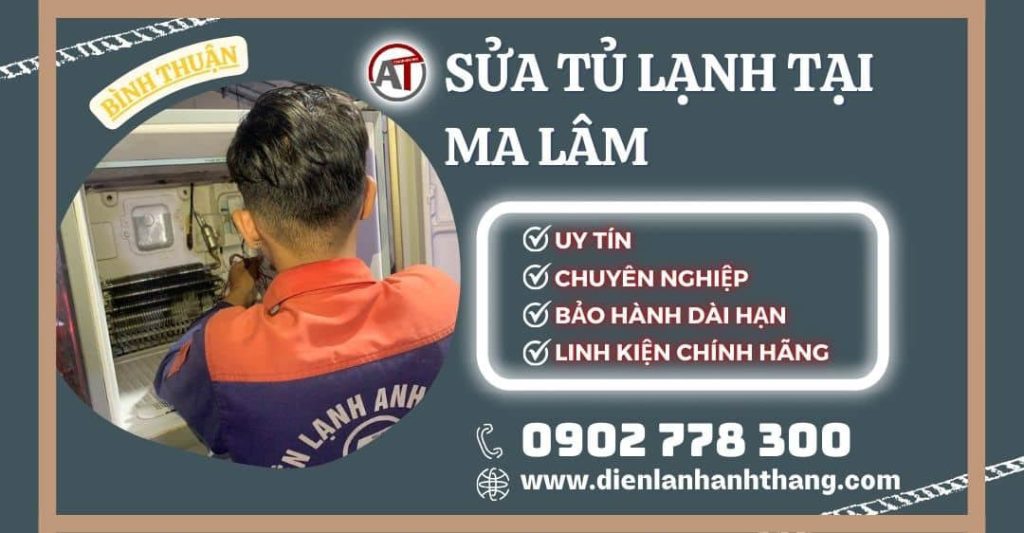 Sửa tủ lạnh tại Ma Lâm Điện lạnh Anh Thắng