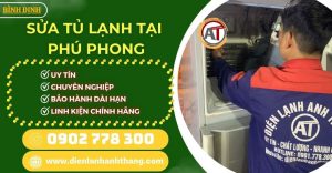 Sửa tủ lạnh tại Phú Phong Điện lạnh Anh Thắng